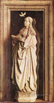 Annunciation 2 Renaissance Jan van Eyck Oil Paintings